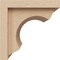 Ekena Millwork 7"W x 7"D x 7"H Wide Emerson Rough Cedar Woodgrain TimberThane Corbel, Primed Tan CORUR07X07X07EMRRCPR - alternate 6